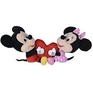 Disney - Mickey & Minnnie holding heart, Knuffel, vanaf 0 maanden