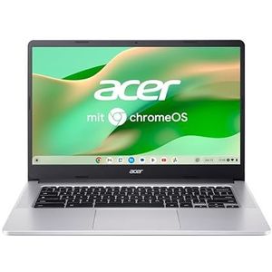 Acer Chromebook 314 - Zilver - Laptop - 14 inch FHD Touch-Display - Intel Celeron N4500 - 8 GB RAM - 128 GB eMMC