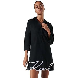 Karl DNA Signature Beach Dress, zwart, XS