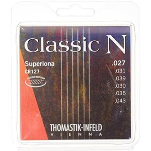 Thomastik 656617 snaren voor klassieke gitaar Classic N-series, set Superlona Light CR127 Roundwound