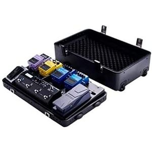 BOSS BCB-1000 Robuust suitcase-stijl pedalboard voor gitaareffecten | Maximale bescherming met uitschuifbare handgreep, wieltjes en verwijderbaar aluminium pedalboard