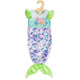 Heless 1320 - Zeemeermin Design Doll Dress Yara, jurk met glinsterende pailletten voor poppen en knuffels van de maat 28-35 cm