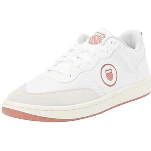 K-Swiss K-Varsity Sneakers voor dames, wit/licht mahogany, wit/licht mahonie