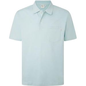 Pepe Jeans Heren Holden Polo, Blauw (Stormy Sea Blue), M, Blauw (Stormy Sea Blue), M