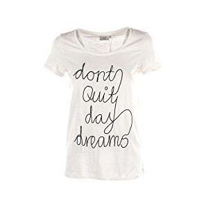 ICHI T-shirt voor dames, Wit (10111 Cloud Dancer), S