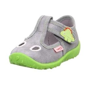Superfit Spotty Baby - jongens Slipper pantoffels, grijs 2500, 18 EU