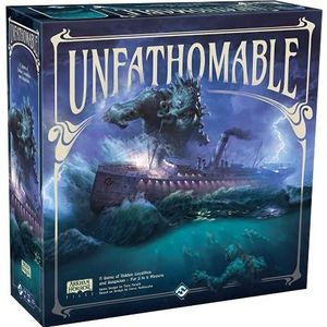 FFG Fantasy Flight Games , Unfathomable , Board Game , Ages 14+ , 3-6 Players , 120-240 Minutes Playing Time, FFGUNF01 , Black