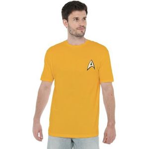 Star Trek Command Uniform W Foil Unisex T-shirt, goud, XXX-Large, Goud, 3XL