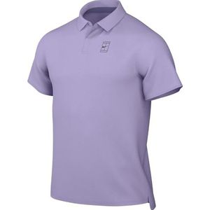 Nike court Advantage Dri-Fit FZ6907-515, tennis-poloshirt (heren), hydrangeas/dusty amethist, XS