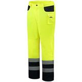 Tricorp 503002 Safety EN ISO 20471 tweekleurige werkbroek, 80% polyester/20% katoen, 280 g/m², fluorgeel-marine, maat 44