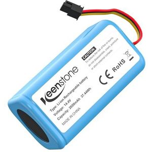 Keenstone Vervangende accu voor Conga 1290, Conga 1390, Conga 1490, Conga 1490 en Conga 1590, 14,4 V, 2600 mAh, Li-Ion