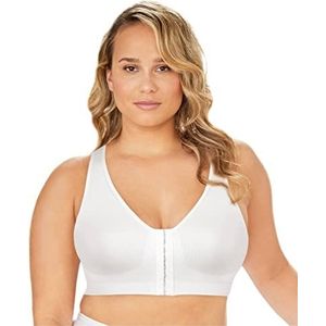 EXQUISITE FORM Dames 5101000 BH, wit/weelderige tuin, medium, Wit/weelderige tuin, M