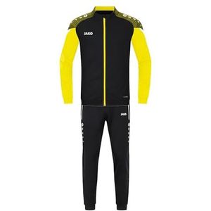 JAKO - Prestatietrainingspak Van Polyester, Uniseks-Volwassene, Zwart/Antra Licht, 3XL