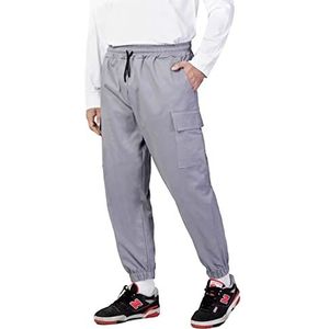 Hydra Clothing Cargo Kuzi sportbroek voor heren, Grijs, XL