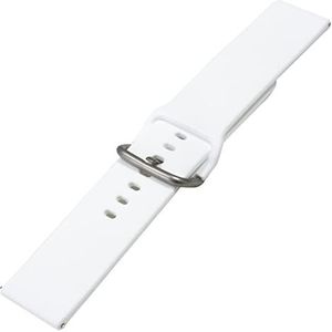 FRIENDLY LICENSE - Armband compatibel met Amazfit - Gemaakt van robuuste siliconen - wit - beschermt uw apparaat - lengte 22 cm - vervanging voor smart-armband