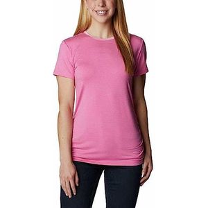 Columbia Leslie Falls T-shirt met korte mouwen voor dames, Wilde Roos, XS