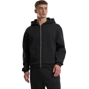 Urban Classics - Fluffy Full Zip Sweatshirt - Heren - Met Capuchon