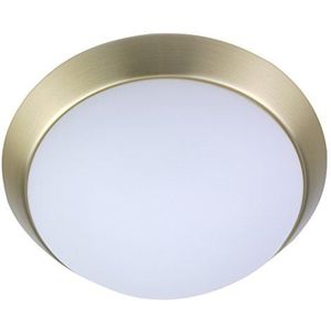 Niermann Standby A++ to E, plafondlamp - decoratieve ring messing mat, HF sensor, opaal mat
