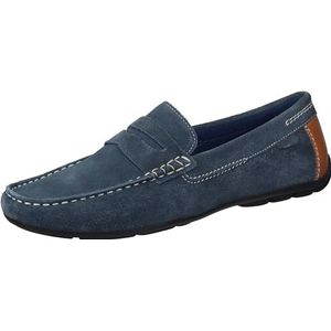 Manitu Heren 630021-05 mocassin, blauw, 42 EU