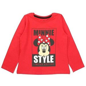 Disney T-shirt dames, Rood, 4 ans