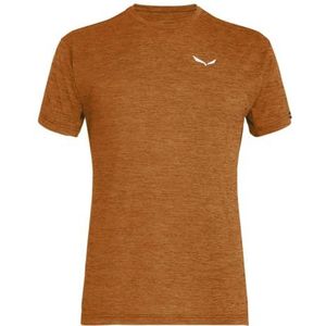 SALEWA Puez Melange Dry T-Shirt Men, Burnt Orange Melange, M