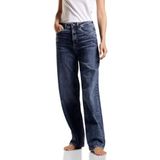 Street One Dames Losse jeans in Blauw, in size: 25