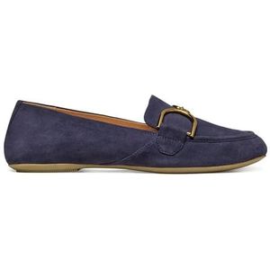 Geox D Palmaria J Loafer Flat, voor dames, marineblauw, 37,5 EU, Donkerblauw, 37.5 EU