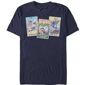 Disney Lilo & Stitch - LILO STITCH TAROT Unisex Crew neck T-Shirt Navy blue L
