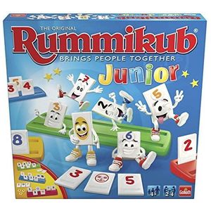 Rummikub The Original Junior, Gezellig Bordspel vanaf 4 Jaar en voor 2 tot 4 Kinderen, Leuk Familiespel voor het Gehele Gezin, Perfecte spel voor een Spelletjesavond