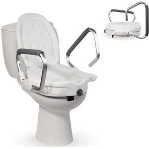Mobiclinic - Guadiana - Toiletverhoger - Wit - Met Armleuningen en Deksel