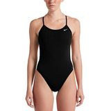 Nike - HydraStrong Solids Cut Out - Badpak - Zwart - US 32 - Vrouw