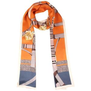 Neon oranje hoofddoek bandana | Fun en Feest
