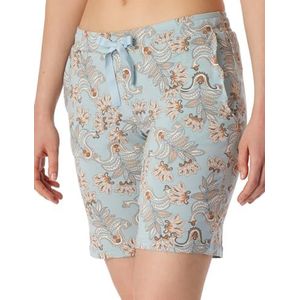 Schiesser Dames slaapbroek kort Bermuda Modal - Mix + Relax, Bluebird_175479, 46