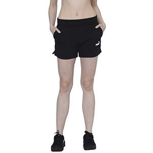 PUMA Damen ESS Sweat Shorts TR Hose, Cotton Black, L