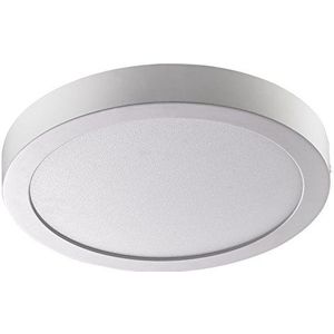 Alco-Albert 9228 - LED plafondlamp, rond, circa"" 30 x 4 cm, zilver, metaal, 30 x 35 cm