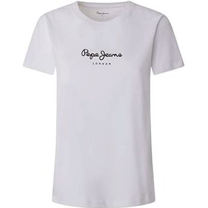 Pepe Jeans Dames Wendy T-shirt, wit, XL, Kleur: wit, XL