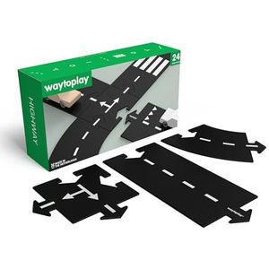 Waytoplay Highway, De originele Flexible autobaan, 24 delen 376 cm lang en geproduceerd in Nederland.