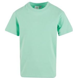 Build Your Brand T-shirts voor jongens 100% katoen neo-munt 110 116, Neo Mint, 110-116