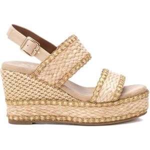 Xti - Parallel Racketmodel - Sandalen - Raffia - Antislipzool