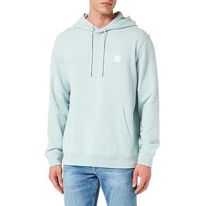 BOSS heren Sweatshirt met capuchon Wetalk, Light/Pastel Green335, XL