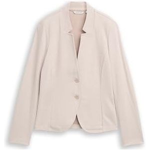 TOM TAILOR Damesblazer, 38330 - Soft Taupe Melange, XXL
