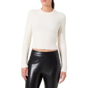 HUGO - Skitty - Trui - Open White - Ronde Hals - Slim Fit