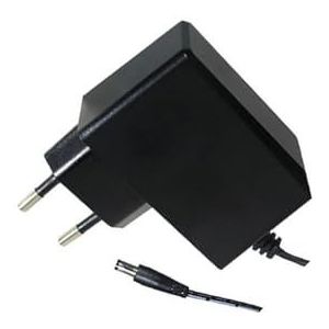 Voeding, 12 V DC, 2000 mA, compact, efficiënt, ideaal voor elektronische apparaten en beveiligingssystemen.