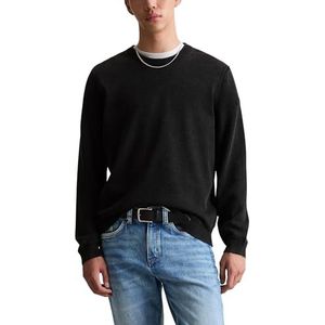 Marc O'Polo Denim - Regular Fit - Pullover - Tweekleurig Effect - Puur Katoen