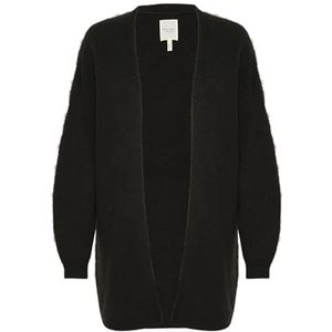 Part Two LeanniPW Damesvest, oversized, lange mouwen, cardigan, Zwart, XL