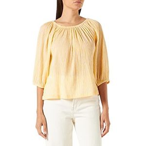 Part Two IngeborgPW BL Blouse Relaxed Fit Amber Yellow Stripe, 32 Vrouwen