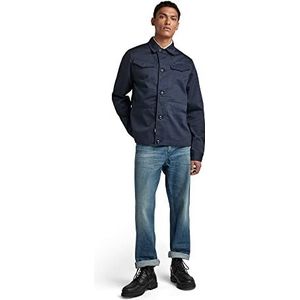 G-STAR RAW Heren Worker Overshirt Jas, Blauw (Salute C900-C742), S