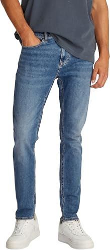 Tommy Jeans Mannen AUSTIN SLIM TPRD BI0234 Tapered, Denim, 28W/30L, Denim (Denim Medium), 28W / 30L
