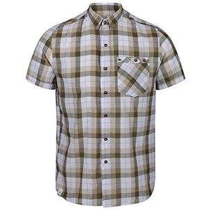 Regatta heren Ramiro' Coolweave katoen geruit knop naar beneden korte mouw Shirts