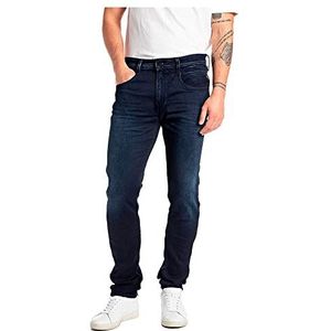 Replay Heren Anbass X-lite Jeans, 007 Dark Blue, 27W / 30L EU, 007, donkerblauw, 27W x 30L